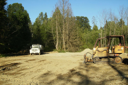 preparing site
